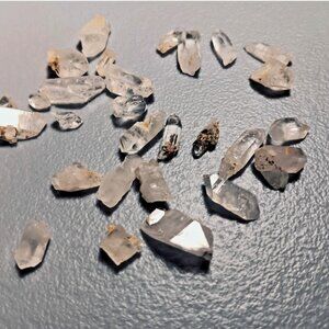 Tiny Quartz Crystal Lot, Sustainable Ouachita Mts Jewelry Making, Crafts, Grids